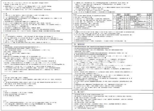 某寫字樓四十七層室內(nèi)裝飾施工圖施工圖設(shè)計說明第二頁