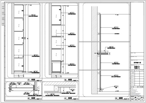 某寫字樓室內(nèi)深化設(shè)計裝飾施工圖節(jié)點(diǎn)圖27-29  41-42