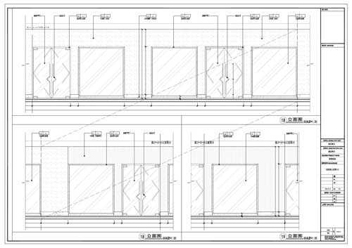 商場深化設(shè)計(jì)施工圖一層立面圖18-19