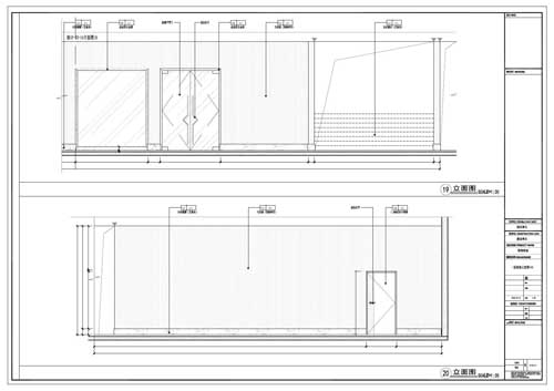 商場深化設(shè)計(jì)施工圖一層立面圖19-20