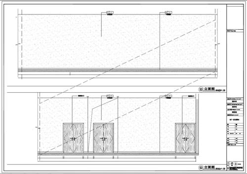 商場深化設(shè)計(jì)施工圖負(fù)一層立面圖53