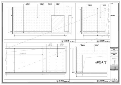 商場深化設(shè)計(jì)施工圖一層立面圖02-04