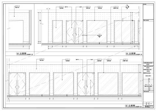 商場深化設(shè)計(jì)施工圖一層立面圖04-05