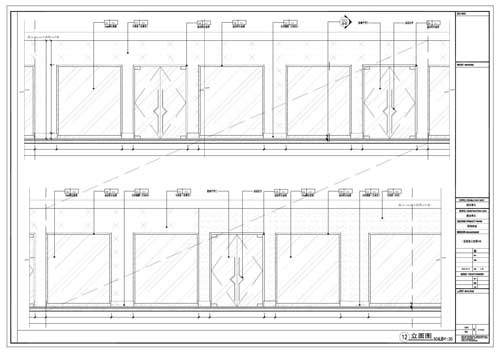 商場深化設(shè)計(jì)施工圖一層立面圖12