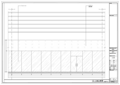 商場深化設計施工圖二層立面圖03