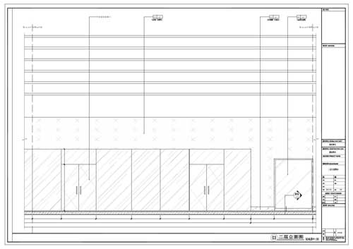 商場深化設計施工圖二層立面圖03