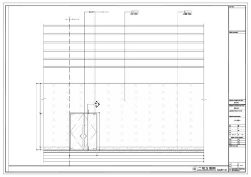 商場深化設計施工圖二層立面圖03