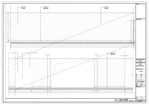 商場深化設計施工圖二層立面圖04