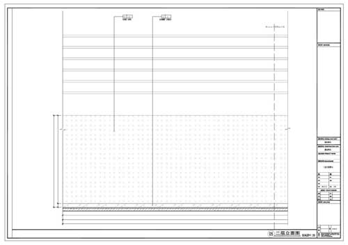 商場深化設計施工圖二層立面圖05