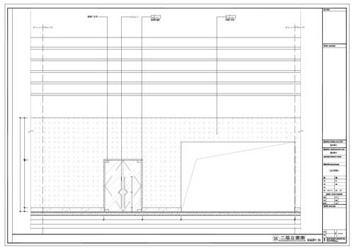 商場深化設計施工圖二層立面圖05