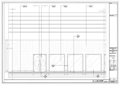 商場深化設計施工圖二層立面圖05