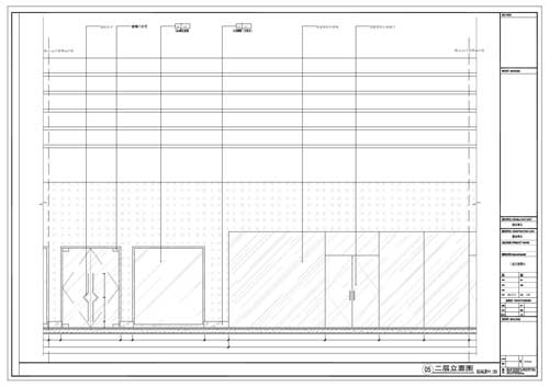 商場深化設計施工圖二層立面圖05