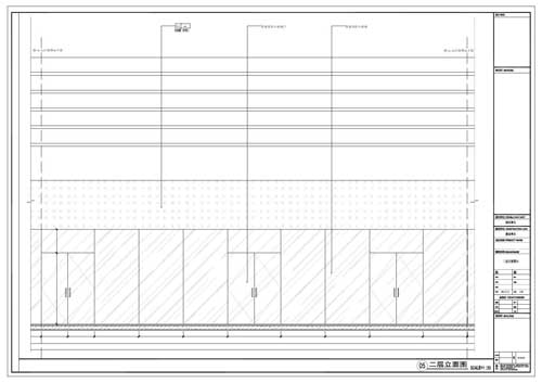 商場深化設計施工圖二層立面圖05