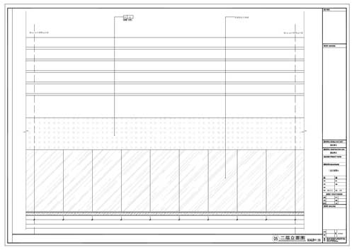商場深化設計施工圖二層立面圖05