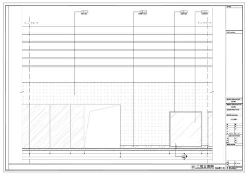 商場深化設計施工圖二層立面圖05