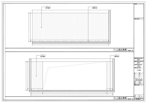 商場深化設計施工圖二層立面圖09-10