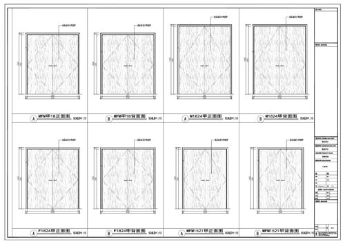 商場深化設計施工圖門表面2