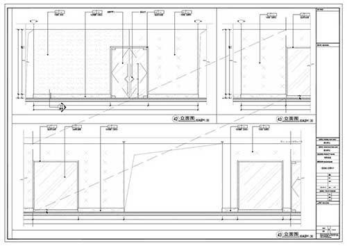 商場深化設(shè)計(jì)施工圖一層立面圖42-43