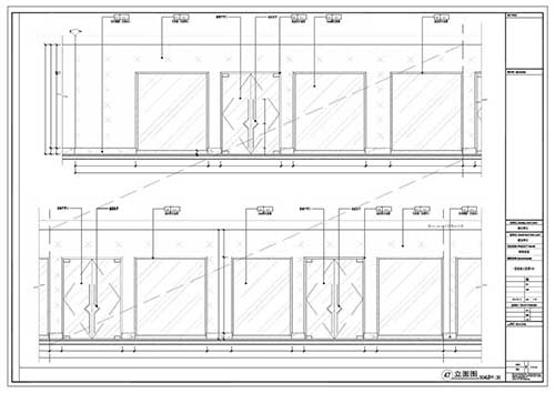 商場深化設(shè)計(jì)施工圖一層立面圖47