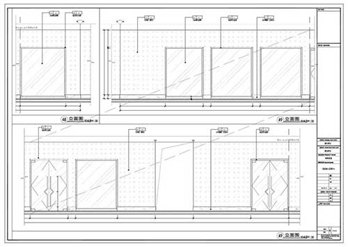 商場深化設(shè)計(jì)施工圖一層立面圖49