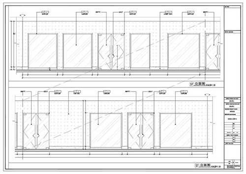 商場深化設(shè)計(jì)施工圖一層立面圖57