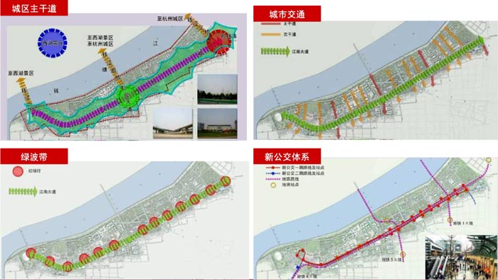 杭州濱江新城時代廣場城市交通